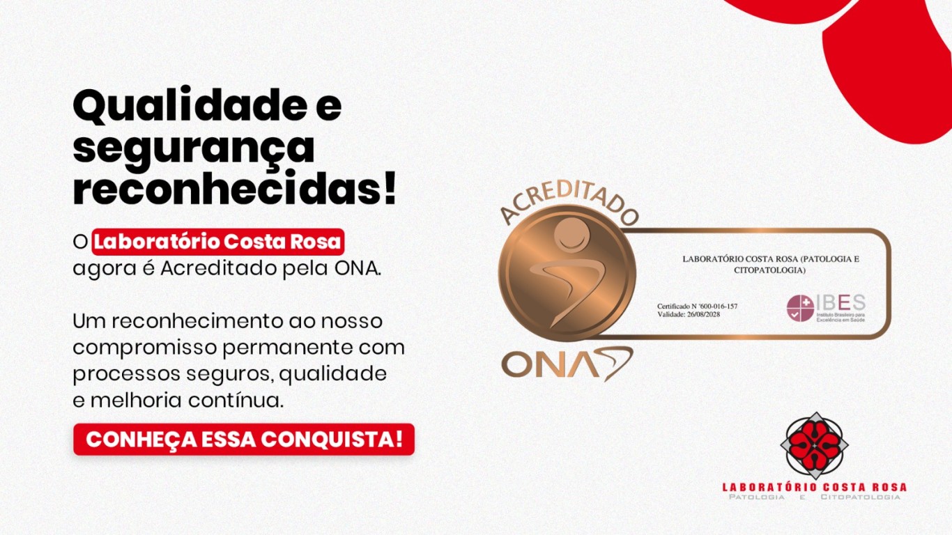 Laboratório Costa Rosa conquista Acreditação ONA